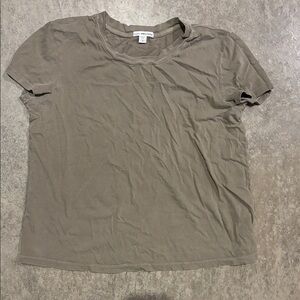 James Perse Boyfriend T-Shirt size 2=M tan